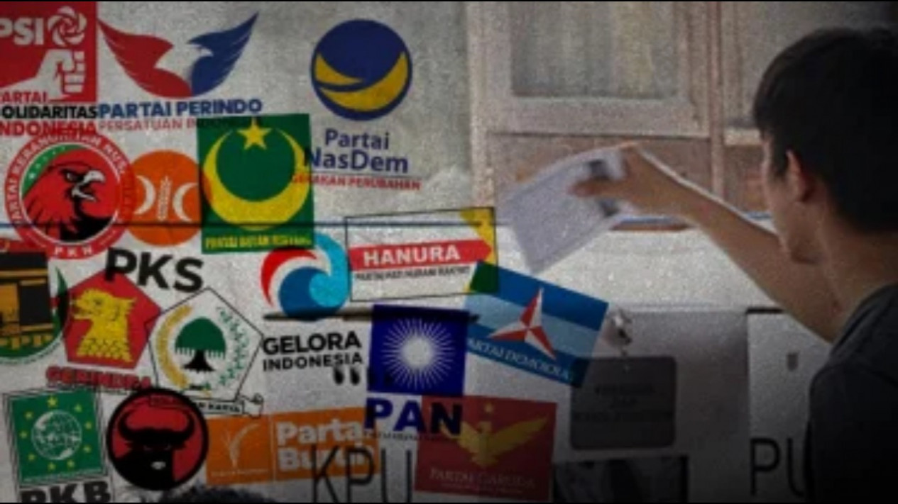 PDIP Mendominasi Gerindra dan Golkar Bersaing Ketat, dalam Survei Patra Data